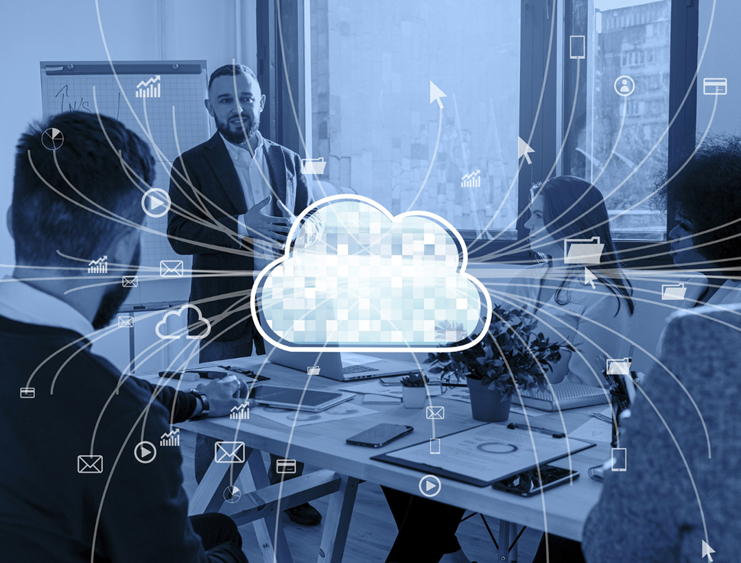 Modern corporate office interior